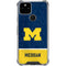 University of Michigan Jersey Split Google Pixel 5 Clear Case